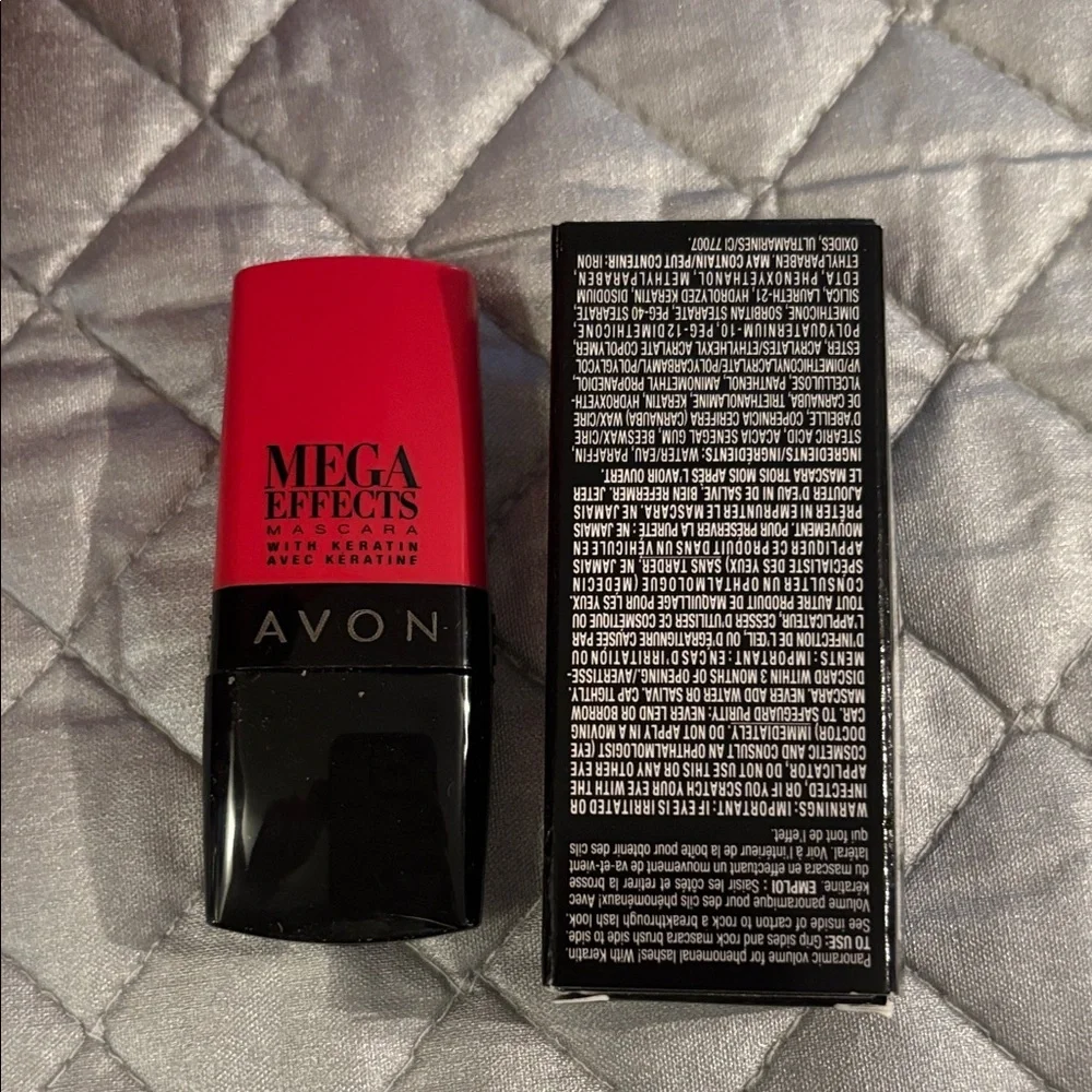 Avon Mega Effects Mascara in Bold Red and Black, new, never used.